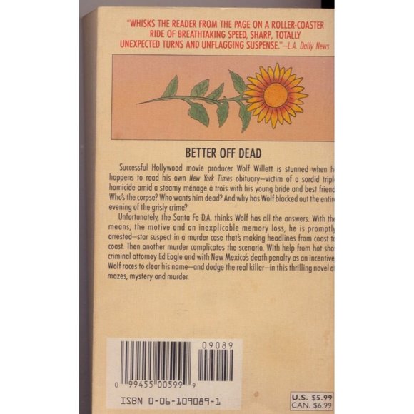 SANTA FE RULES, Stuart Woods, PB, "Wolf Willett is stunned to read his own obitu - Picture 2 of 2